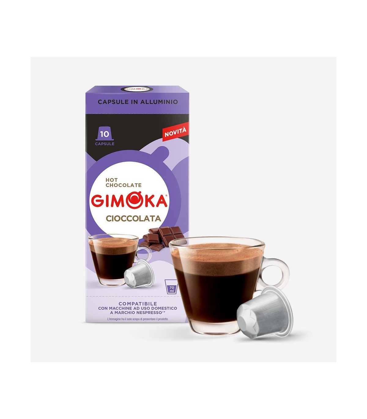 Cápsulas de Café Cioccolata Aluminio - Caja x10 u