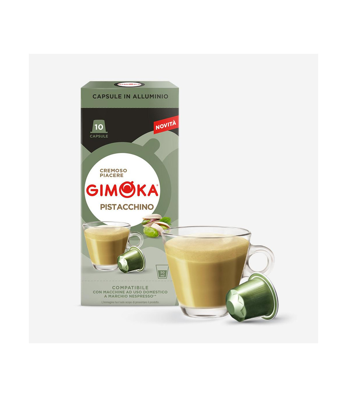 Cápsulas de Café Pistacchino Aluminio - Caja x10 u