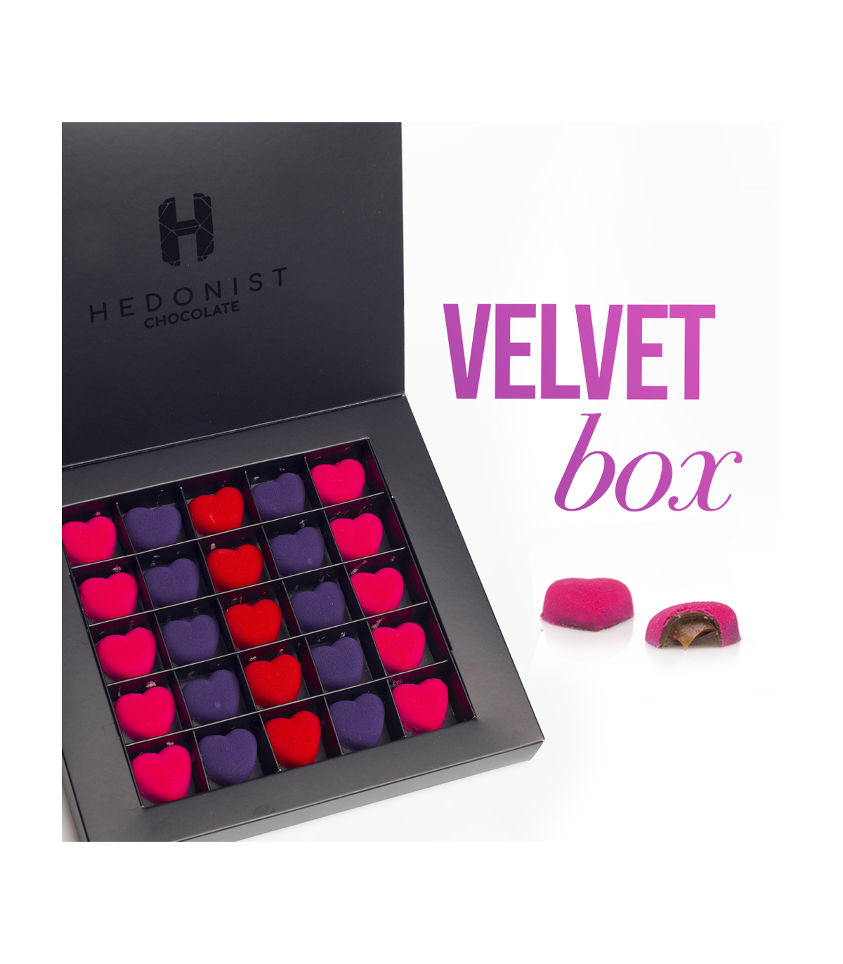 Velvet Box Bombones De Chocolate Belga