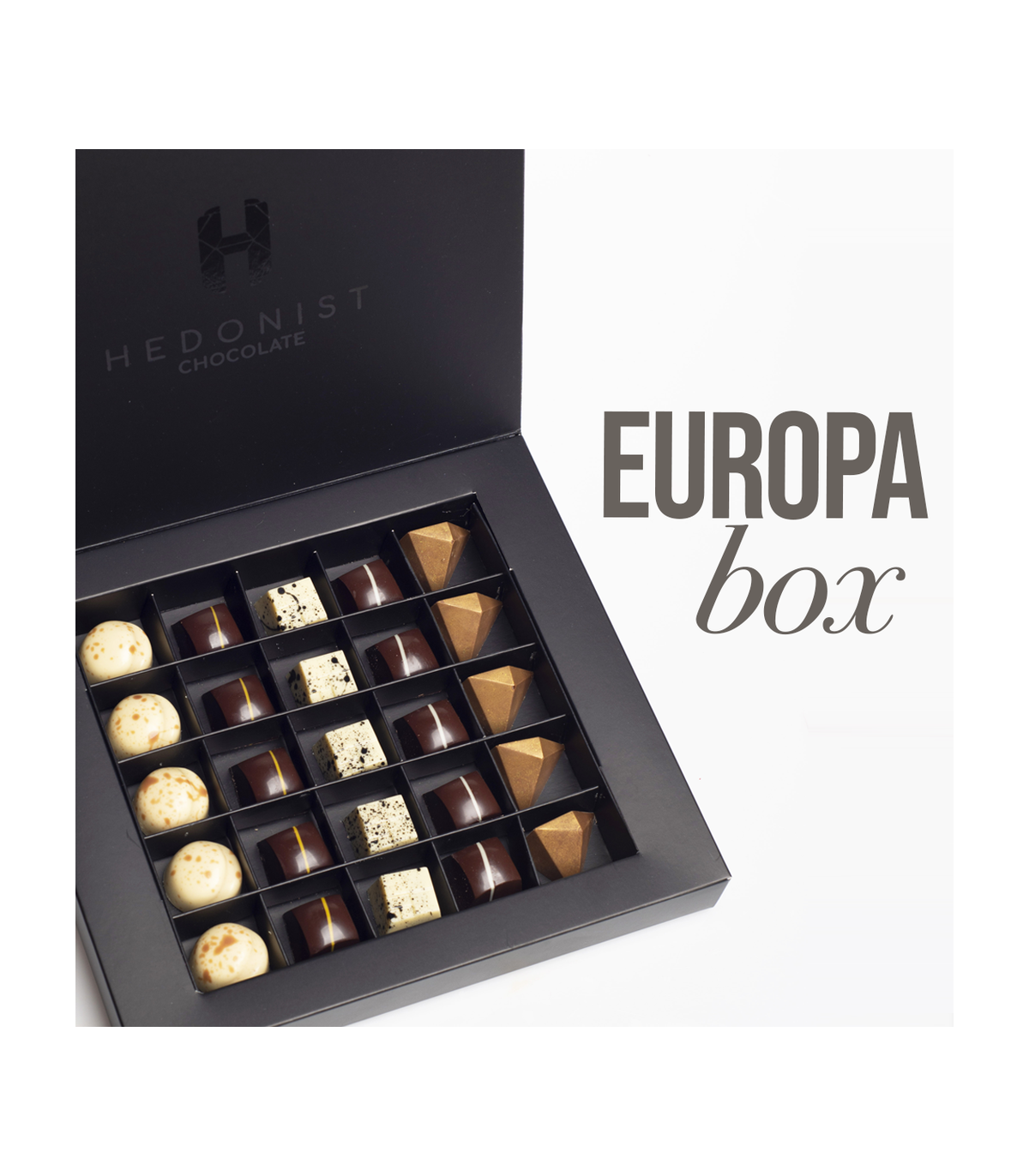 Europa Black Box Bombones De Chocolate Belga