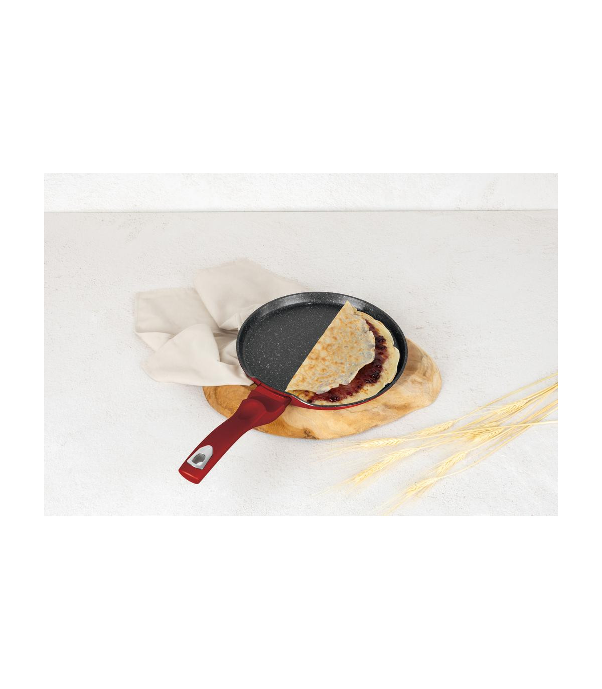 Panquequera 25 Cm Metallic Line Burgundy Edition Bh/1272npr