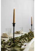 Candelabro Petunia Negro Decorativo