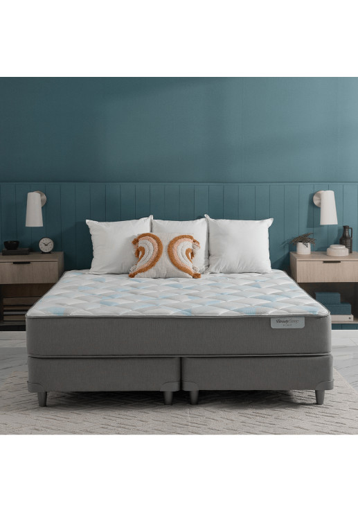 Colchón Y Sommier Simmons Beautysleep Foam King Size 200x200