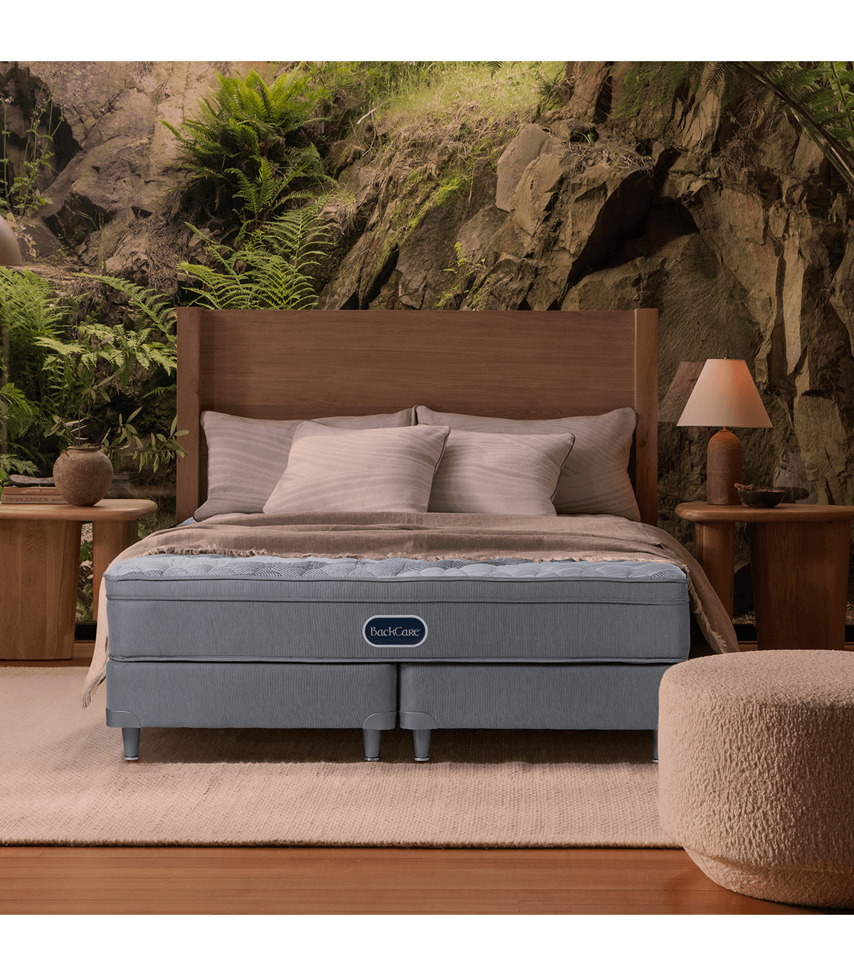 Colchón Y Sommier Simmons Backcare Queen Size 190x160