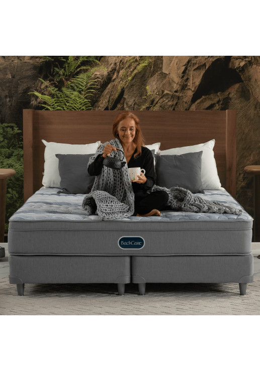Colchón Y Sommier Simmons Backcare Queen Size 190x160