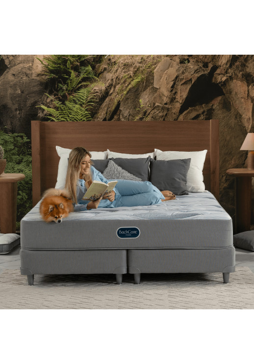 Colchón Y Sommier Simmons Backcare Foam Queen Size 190x160