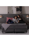 Colchón Y Sommier Simmons Beautyrest Silver 2 Plazas 190x150