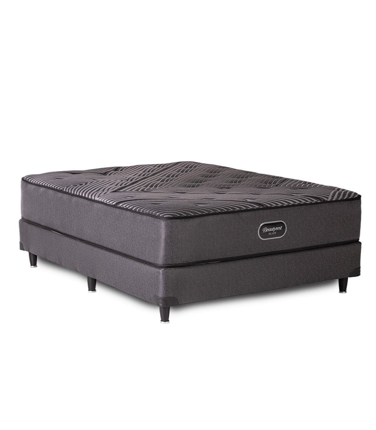 Colchón Y Sommier Simmons Beautyrest Silver 2 Plazas 190x150