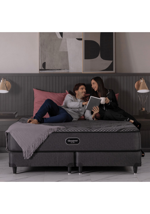 Colchón Y Sommier Simmons Beautyrest Silver King Size 200x200