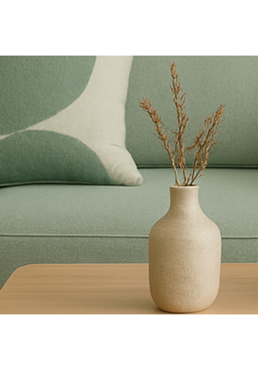 Eucalypto Beige Decorativo 53 Cm