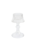 Candelabro French De Vidrio Estilo Francés