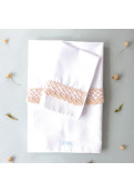 Juego De Sábanas Con Puntilla De Crochet 'pérgola' ~ Guarda Blanca | Puntilla Rosa  - Cuna Charriot | Practicuna
