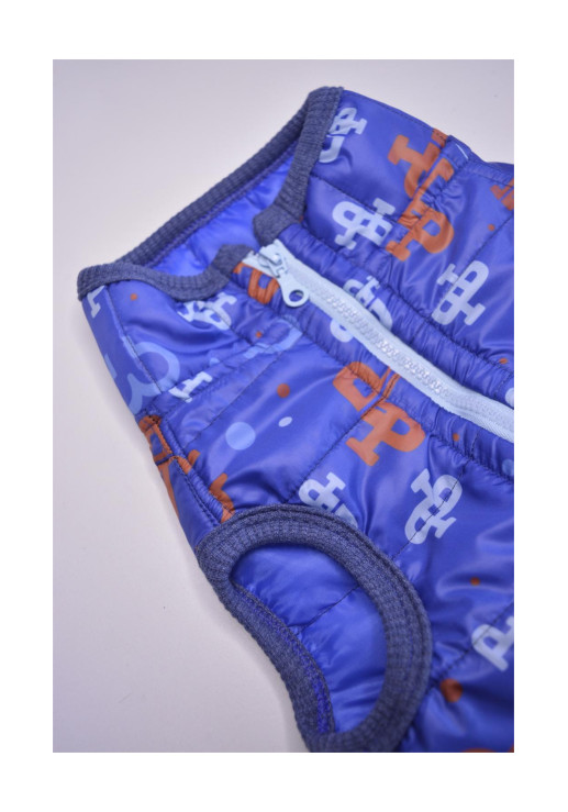 Chaleco Monogram Blue - Xxxl