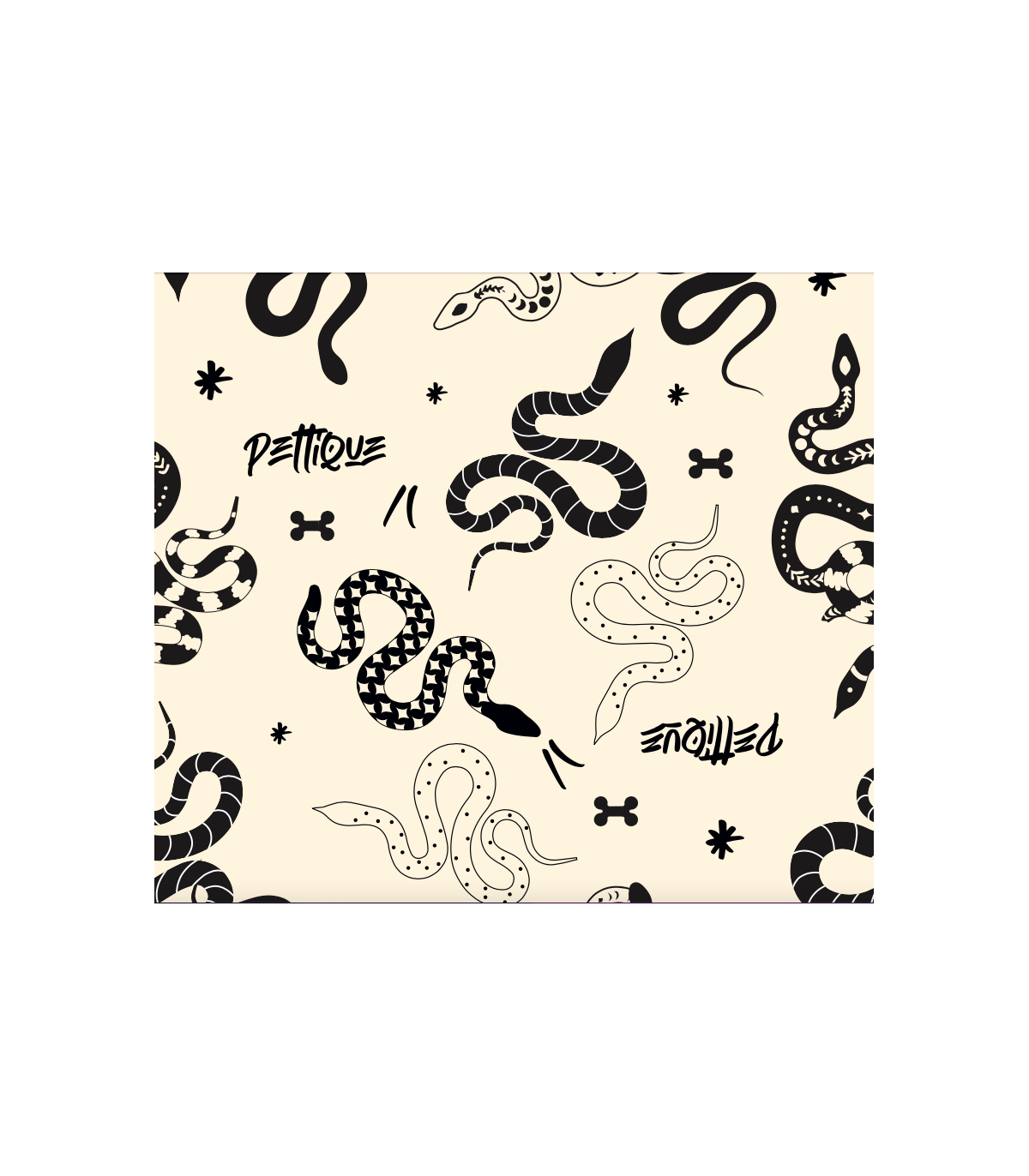 Pijama Humano Snakes Beige -