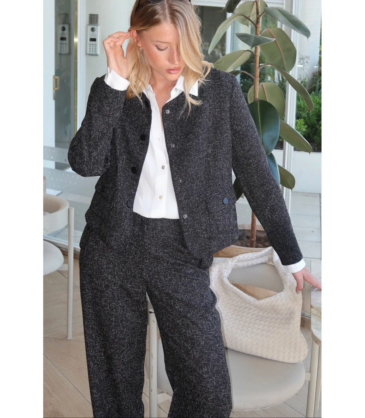 Chaqueta Helen Forrada en Tafeta