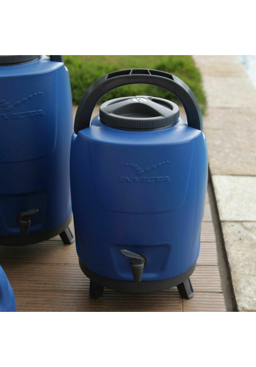 Invicta - Bidon 9 Lt Azul Con Canilla Y Patas