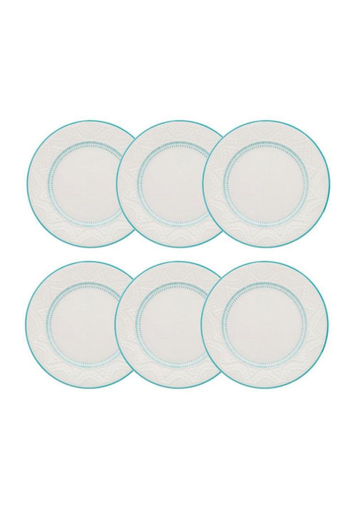 Serena Sky - Set X6 Platos Postre 20 Cm Oxford