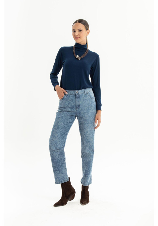 Jean High Waist Guipure