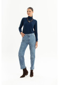 Jean High Waist Guipure