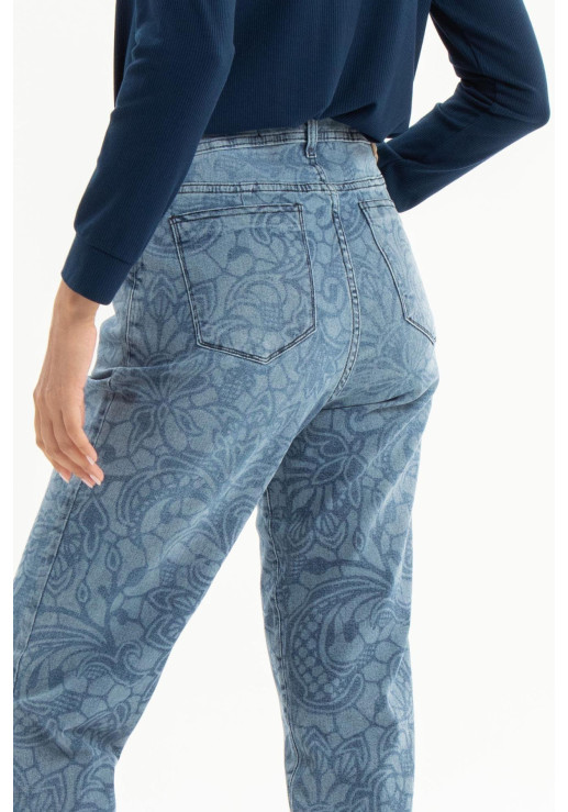 Jean High Waist Guipure