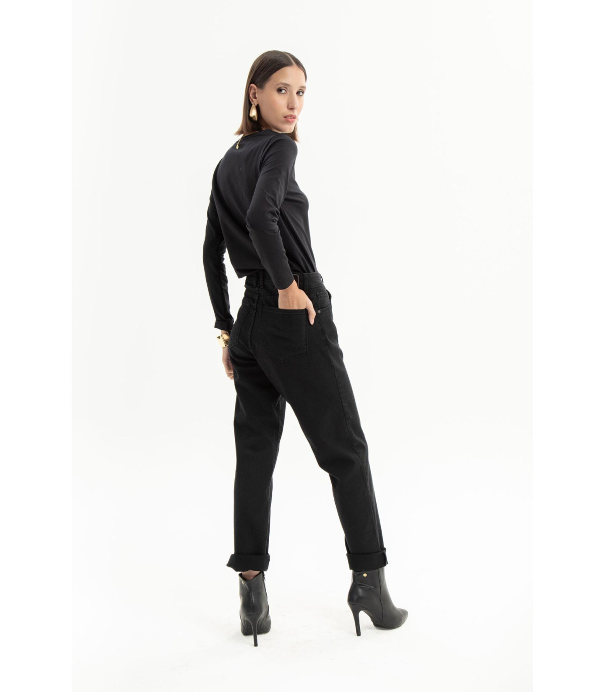 Jean High Waist Black