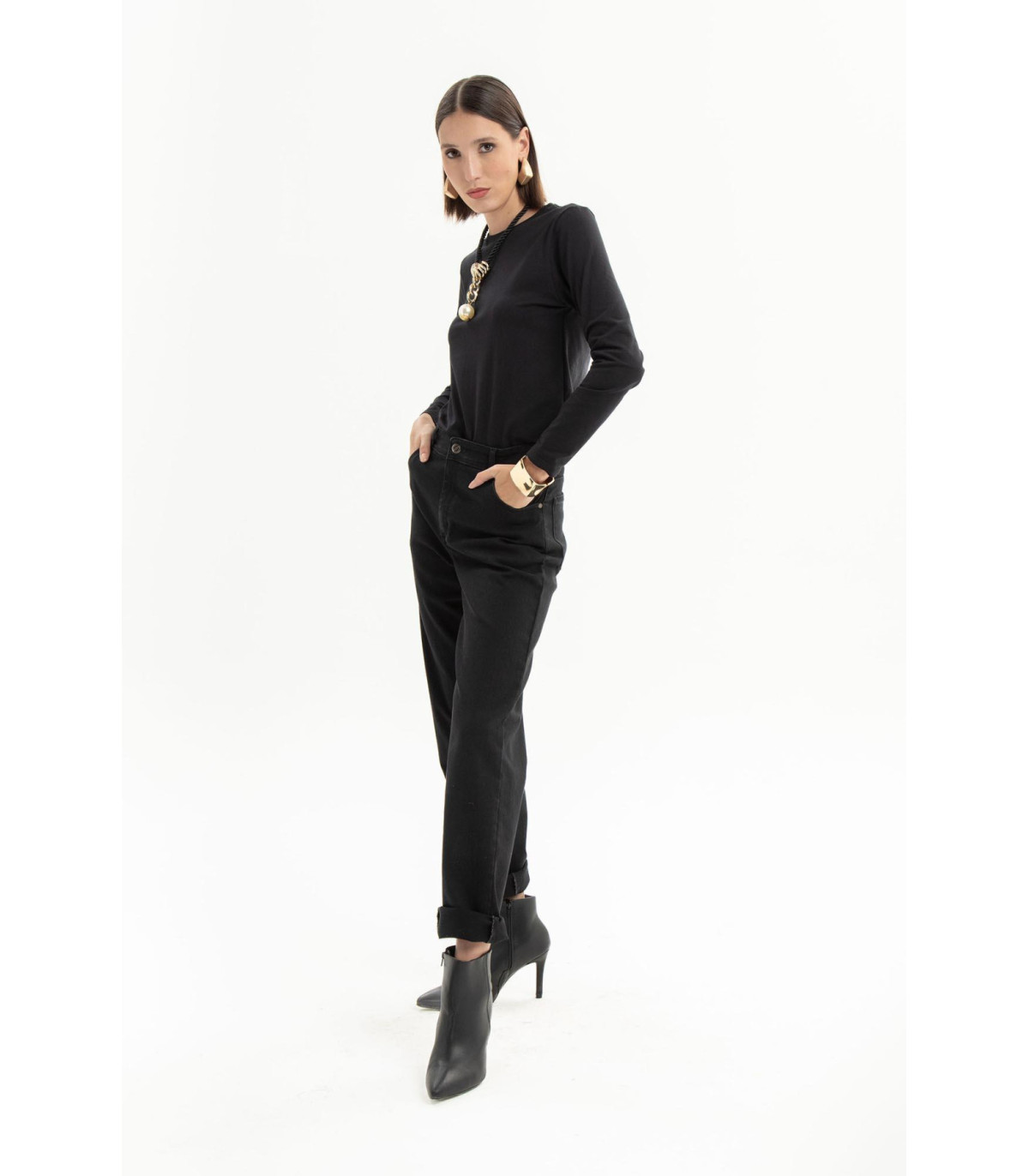 Jean High Waist Black
