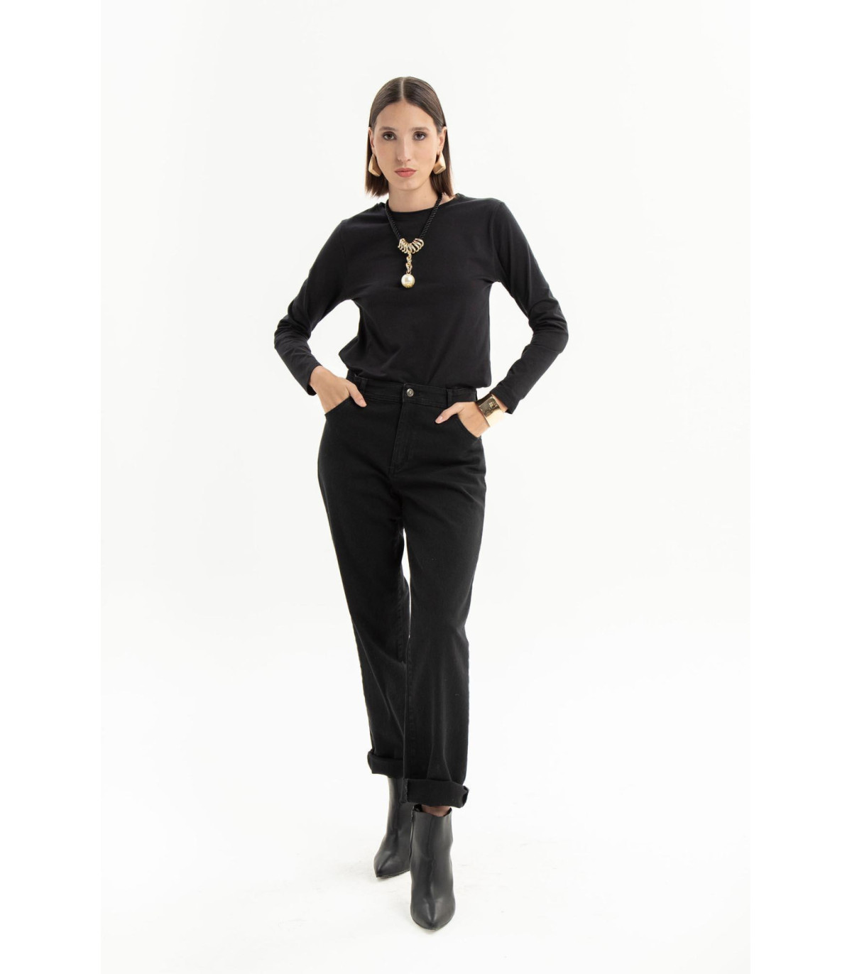 Jean High Waist Black