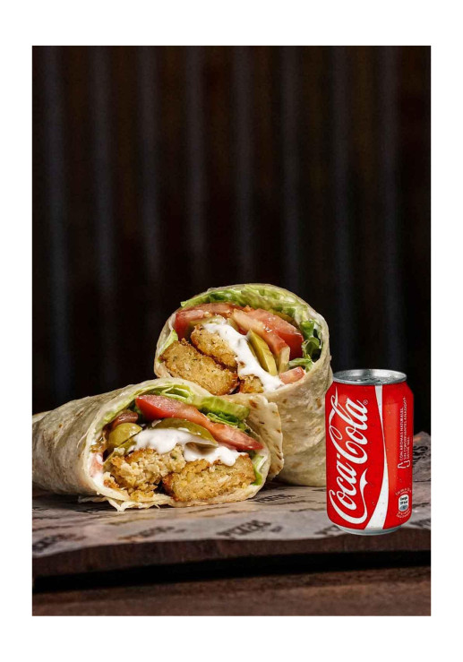Wrap Con Chips De Batatas Falafel