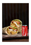 Wrap Con Chips De Batatas Falafel