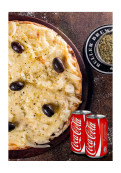 Pizza Fugazzeta + 2 Bebidas
