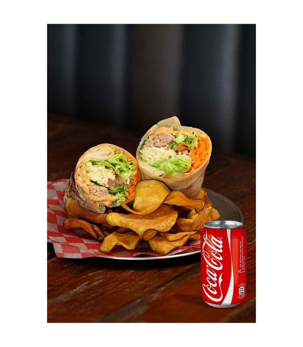 Wrap De Atun Con Chips De Batatas