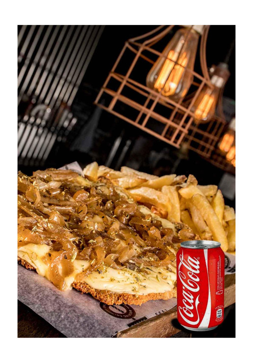 Milanga Con Fritas Onion