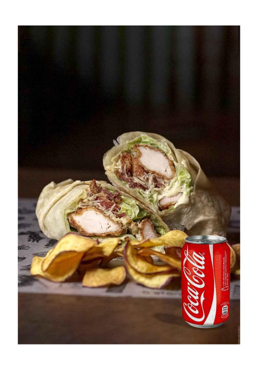 Wrap Con Chips De Batatas Caesar