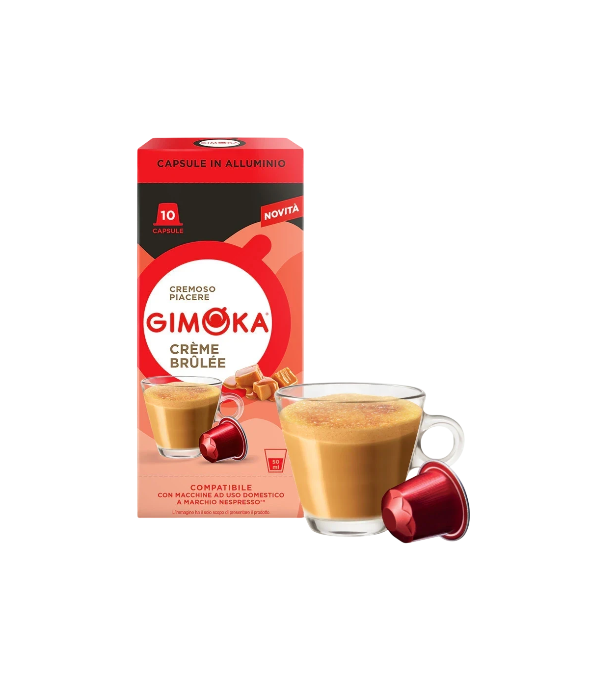 Cápsulas de Café Creme Brulee Aluminio - Caja x10 u