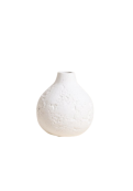 Florero Jhari De Cerámica Blanco Mate