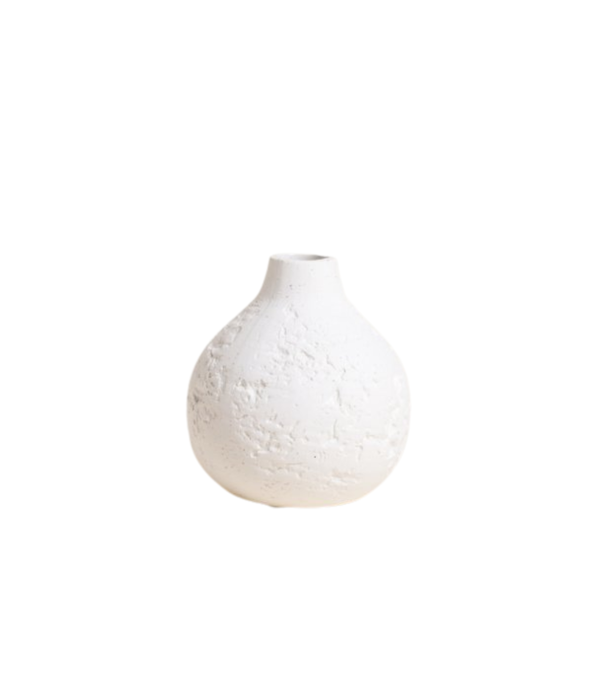 Florero Jhari De Cerámica Blanco Mate