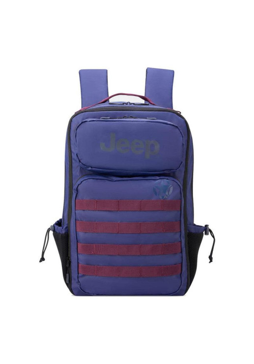 Mochila Portanotebook Táctica Expandible 17" Impermeable Jeep By Delsey 10b - Beige