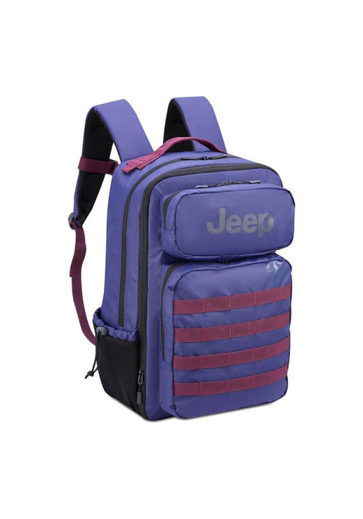 Mochila Portanotebook Táctica Expandible 17" Impermeable Jeep By Delsey 10b - Beige
