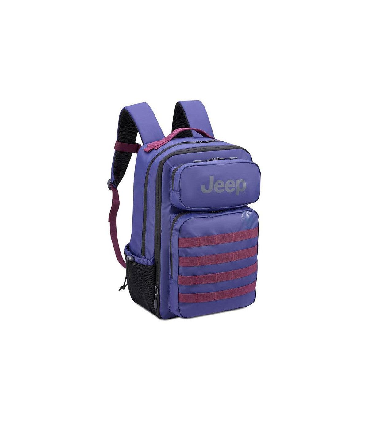 Mochila Portanotebook Táctica Expandible 17" Impermeable Jeep By Delsey 10b - Beige