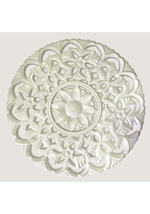 Mesa Arrime Mandala White