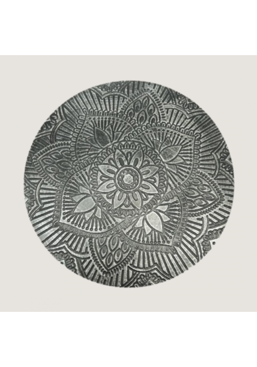 Mesa Arrime Mandala Black - Grande