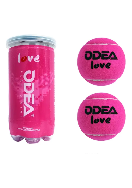 Tubo X2 Pelotas Odea Padel Love Fucsia