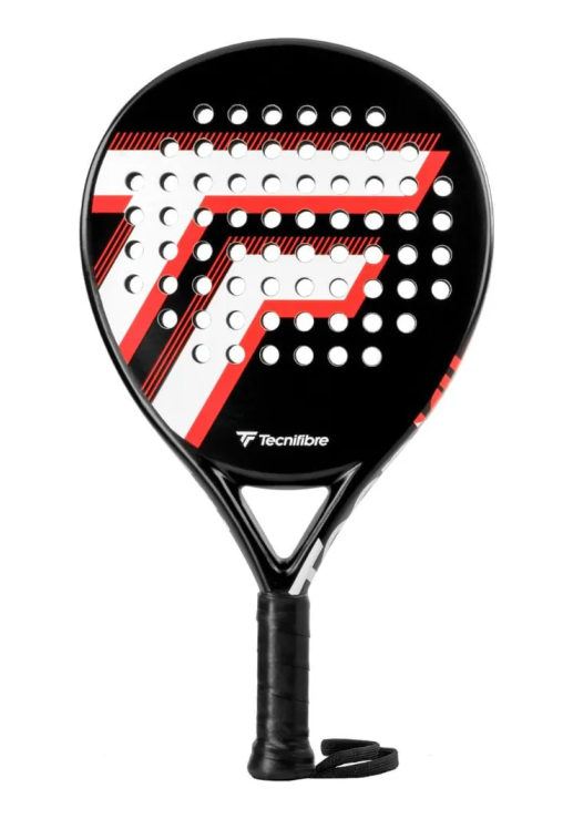 Paleta De Padel Pala Tecnifibre Wall Master One Color Serie 2023 Negro/rojo Soft Eva Fibra De Vidrio