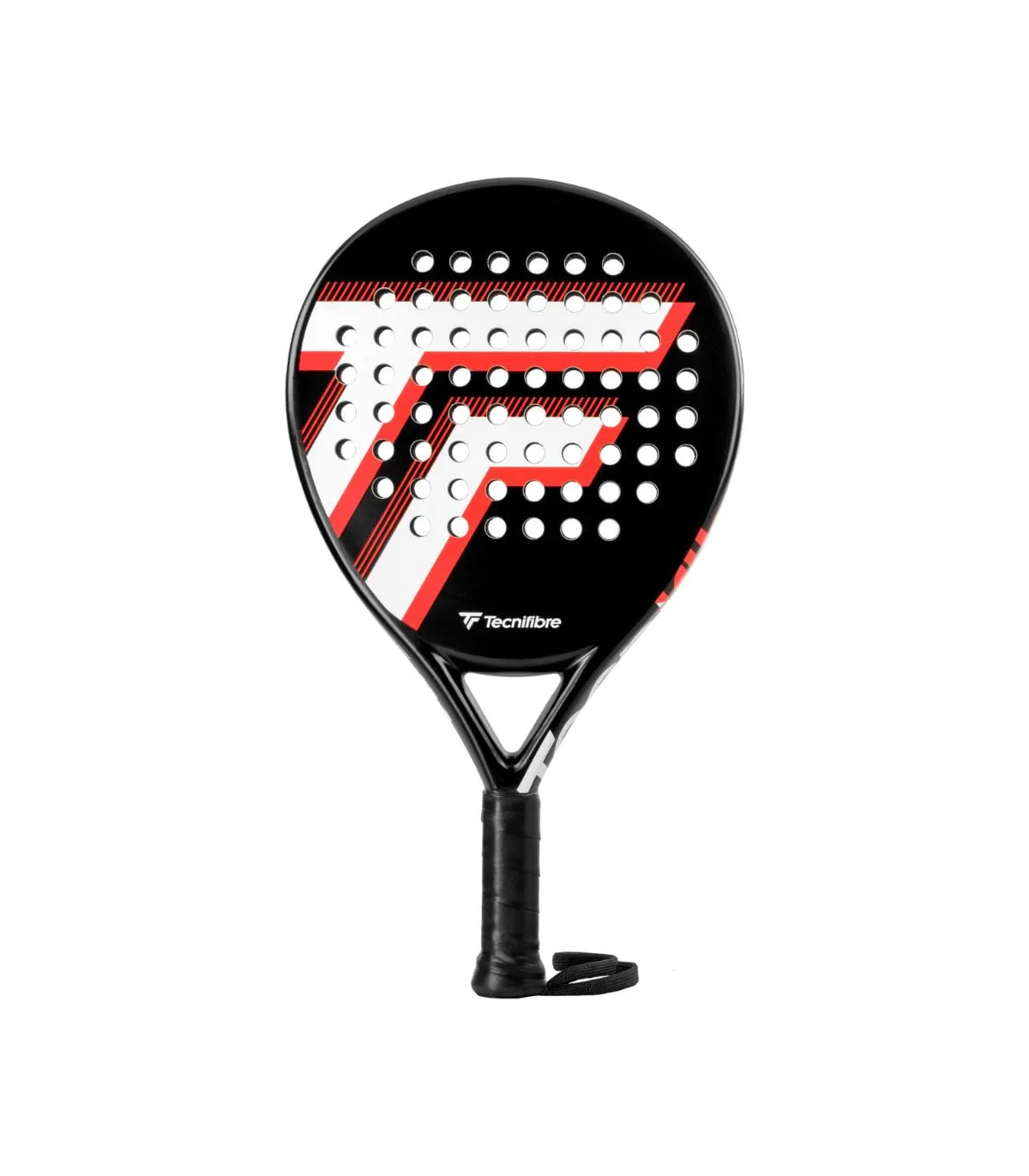 Paleta De Padel Pala Tecnifibre Wall Master One Color Serie 2023 Negro/rojo Soft Eva Fibra De Vidrio