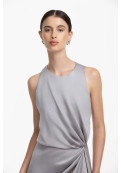 Vestido Densidad Plata 38
