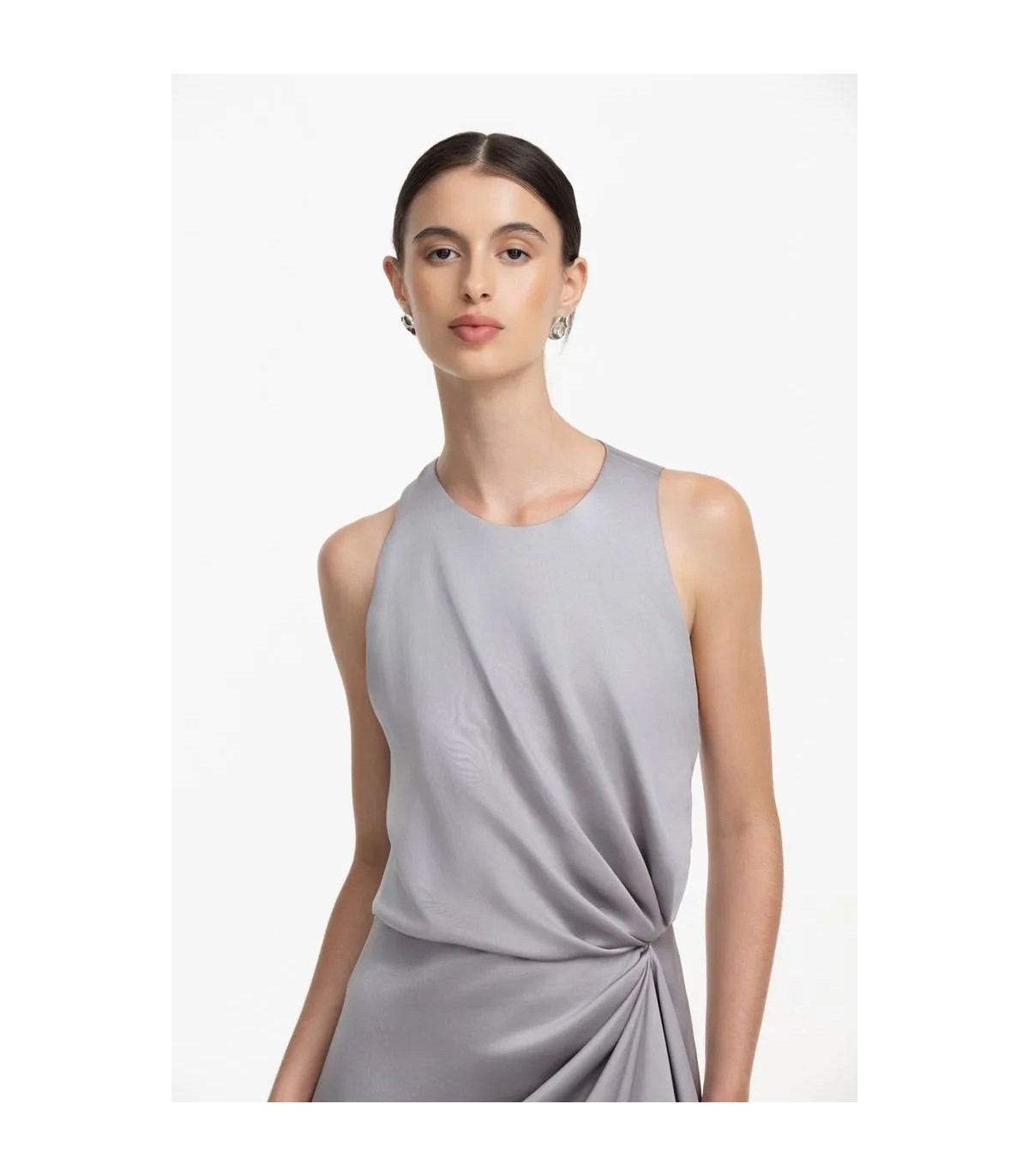Vestido Densidad Plata 38