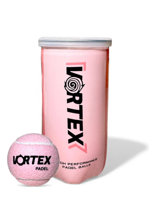 Tubo X2 Pelotas De Padel Vortex High Performance Rosa