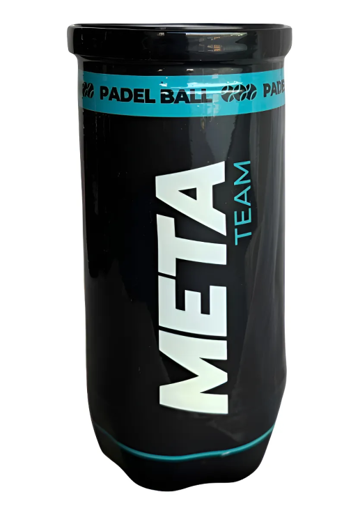 Tubo Pelotas Entrenamiento Padel X2 - Meta Padel Team Amarillo