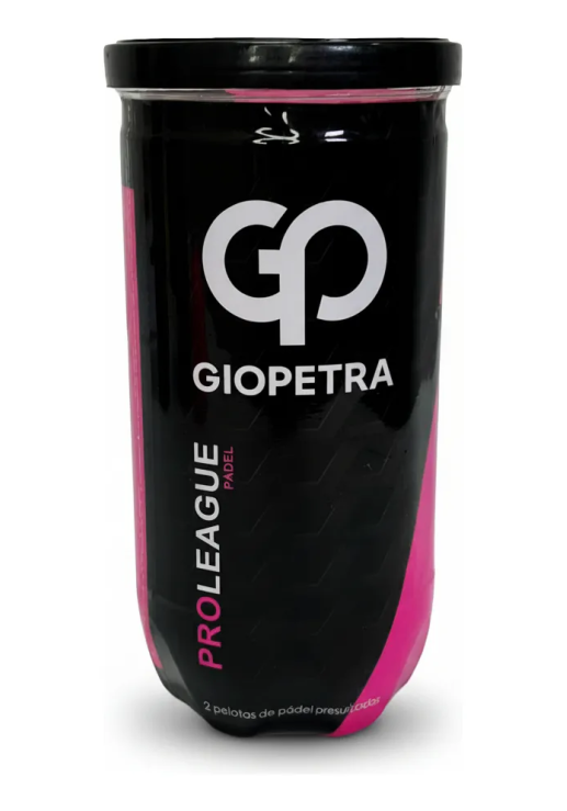 Tubo De Pelotas Tenis X2 Giopetra Profesional Wtraining Rosa Rosa Chicle