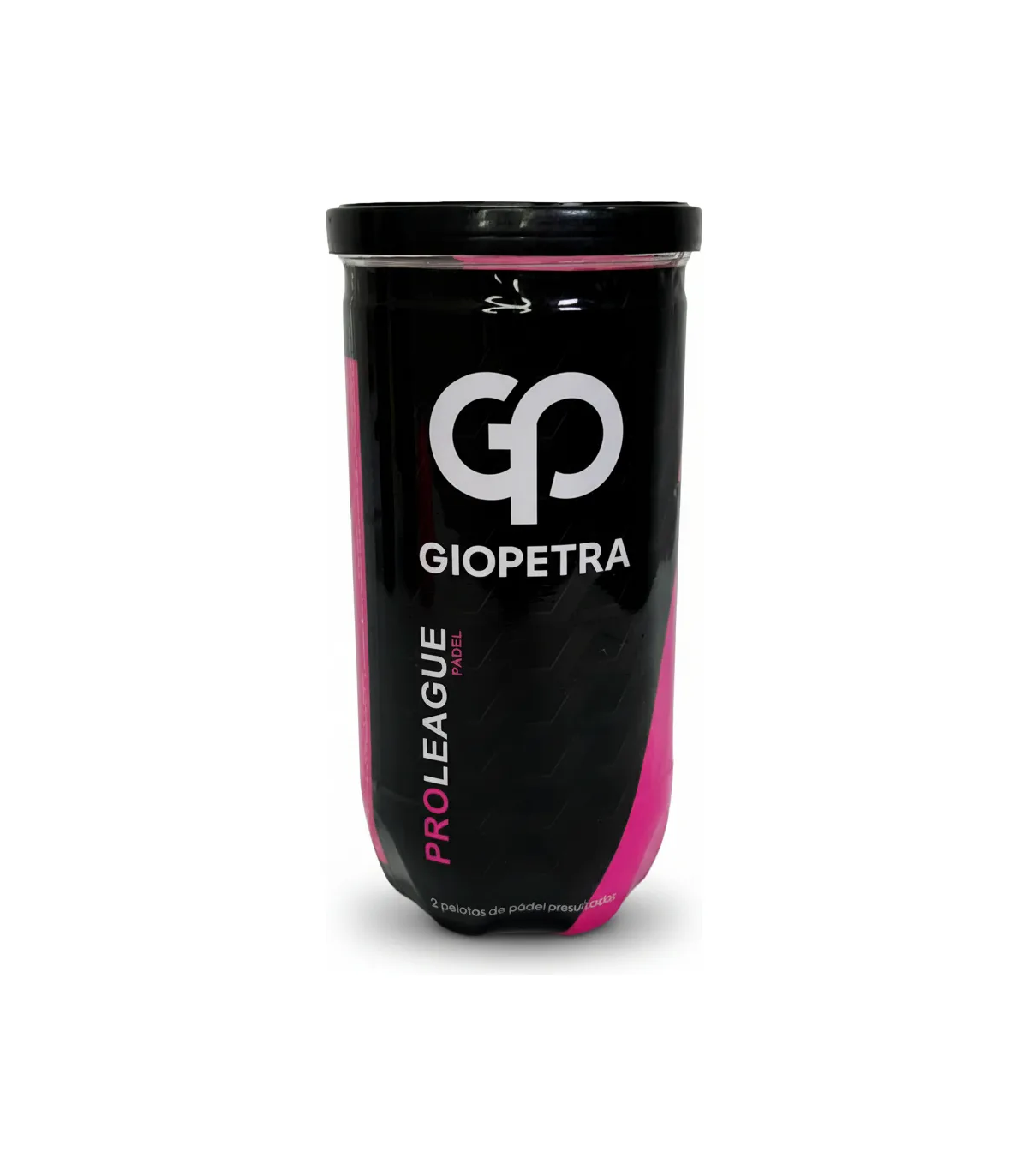 Tubo De Pelotas Tenis X2 Giopetra Profesional Wtraining Rosa Rosa Chicle